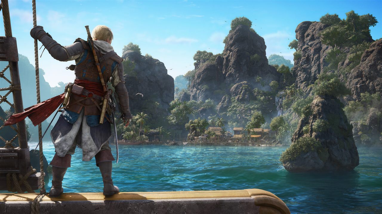 Black Flag Resynced Caribbean open world at sea